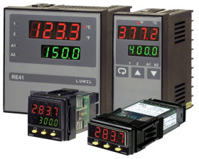 Programowany regulator 96x96 4:zasilanie 90-264V AC 1:wejście uniwersalne RE41