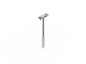 Uchwyt z kołkiem fi 12 oc ogniowy 91200302 ELKO-BIS