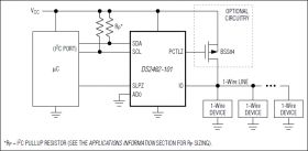 DS2482-101 Single-Channel 1-Wire® Master with Sleep Mode