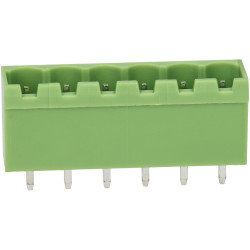 TruConnect 6 Way 15A 300V Top Entry Closed 5.08mm