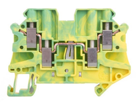 Listwa zaciskowa ochronna 4-przewodowa 0,14-6mm2 zielono-żółta UT 4-QUATTRO-PE 3044597