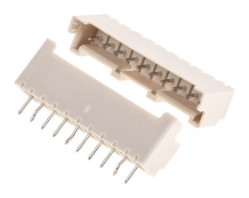 Listwa stykowa PCB 10-pinowe XA raster: 2.5 mm Prosty 1-rzędowe JST Otwór przelotowy25 V W osłonie