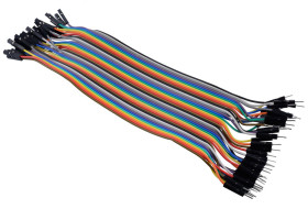 40pcs Dupont Male to Female 20cm Jumper Wire Connectors