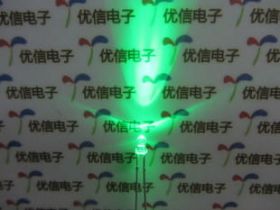 3mm LED - zielona clear (100 sztuk)