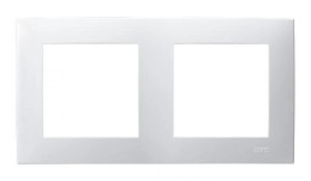 SZAFIR Ramka podwójna biały R-2Z/00