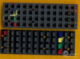 GUMKI DO PILOTÓW - KLAWIATURA KOLOR 48 PRZYCISKÓW