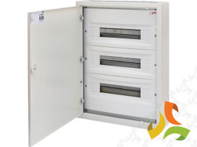 Rozdzielnica natynkowa 54 modułowa 3x18M drzwi metal IP30 WRP18-3 001101383 ETI