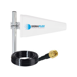 Antena GSM/LTE/4G/3G 20dbi 10m wtyk F panelowa + konektor SMA