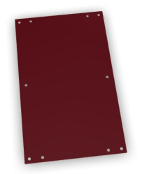 Mounting plate, hard paper, (L x W x H) 190.5 x 116 x 2 mm, for B 2213, 96605200