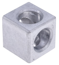 Część łącząca Złącze sześcienne Rozmiar rowka 6mm RS PRO Uchwyt złącza i łączenie