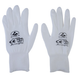 Antistat 109-0004-P ESD PU Palm Nylon White Glove -Medium