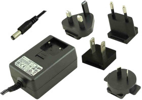Adapter AC/DC Uwy 18V dc Iwy 2.8A 50.4W typ wtyczki: Wtyczka globalna