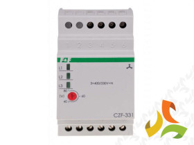 Czujnik zaniku i asymetrii faz 3-fazowy 2P 400V+N CZF-331 F&F FILIPOWSKI