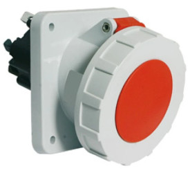 Gniazdo tablicowe Quick-Connect TE skośne 63A 4p 400V 6h IP67 120322