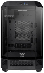 Thermaltake The Tower 300 Micro Tower Obudowa gamingowa czarny z 2 wentylatorami, z okienkiem