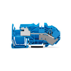 WAGO 2016-7714 N 1 Conductor Disconnect Terminal Block Blue