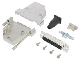 DTSL-RGLJSS-44FHSL D-Sub HD żeńskie kątowe 45 lutowanie na przewód PIN 44