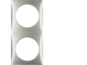 Integro Flow Ramka 2 podwójna stal szl lak 918262524 HAGER