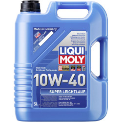 Liqui Moly 1301 SUPER LEICHTLAUF 10W-40 Engine Oil 5L for High Mileage
