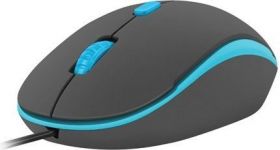 Mysz przewodowa SPARROW czarno-niebieska