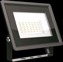 6744 LED floodlight, 30 W, 2510 lm, 4000 K, black
