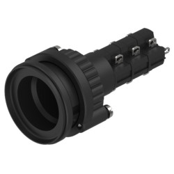 Element wykonawczy przycisku, Siłownik, do uzytku z: Urządzenia przełączające, Czarny, Utrzymane