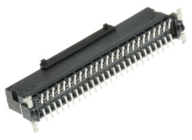 Listwa stykowa PCB 50-pinowe SMC raster: 1.27 mm Prosty 2-rzędowe ERNI Powierzchnia W osłonie