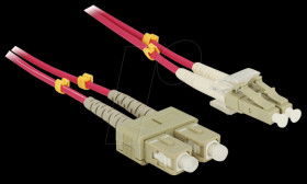 84680 Duplex-LWL, LC/SC, 50/125µ, 1m, OM4