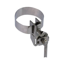 DEHN 540100 BRS Antenna Pipe Strap, Adjustable, Stainless Steel, 1 pc