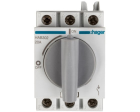 Rozłącznik izolacyjny 3P 20A HAB302