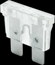 Automotive flat fuse, 25 A, 32 V, natural, (L x W x H) 19.2 x 5.2 x 19.2 mm, F1525