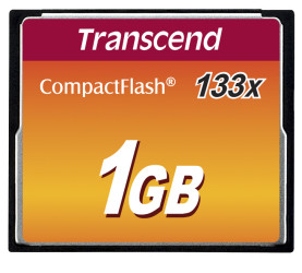 Karta pamięci flash CompactFlash, 1 GB, Transcend MLC -25 → +85°C