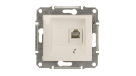 Sedna Gniazdo Telefoniczne Pojedyncze Rj11 Kremowe Sdn4101123