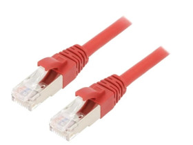 ETH-24441396 Patch cord ETHERLINE Cat.6a,S/FTP 6a linka Cu LSZH czerwony