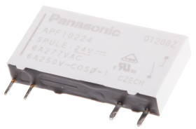 Przekaźnik mocy 24V dc SPST Panasonic 170mW, montaż PCB 3388Ω Otwór przezierny