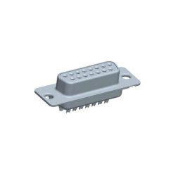 FCI DA15S064TLF D-SUB Receptacle 15 Pins Solder Bucket 180&#xB0; 1pc
