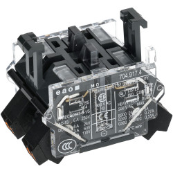 EAO 704.917.4 EAO Series4 Switching Element Slow-Make T 2Nc Pit Gold/Silver