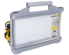 Lampa robocza / naświetlacz budowlany MAGNUM FUTURE LED 32W 4300lm 4000K z gniazdami + wyłącznik 247040