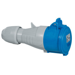 Złącze przemysłowe - zasilające 16A Gniazdo 250 V 3P+E Żeński Legrand Niebieski IP44