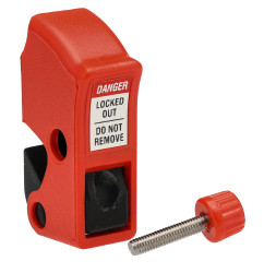 Blokada Blokada wyłączników elektrycznych RS PRO Czarny, czerwony zamki: 1