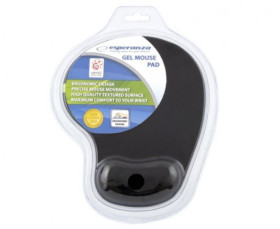 PODKLADKA ZELOWA POD MYSZ CZARNA ESPERAZ