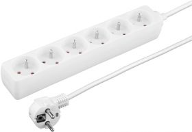 Listwa antyprzepiÄciowa 6 gniazd 5,0m biaĹa