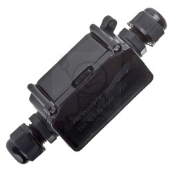 Puszka n/t 123x 46x 33 IP68 x2 czarna v-tac 5335