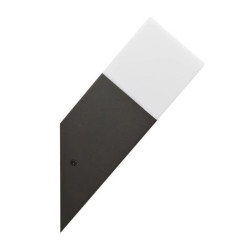 Kinkiet ogrodowy LED E27 NEW YORK Skośny 25cm Grafitowy - GOLDLUX