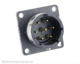 Złącze okrągłe 7-pinowe Męski Souriau Sunbank by Eaton Męski Montaż na kołnierzu MIL-DTL-26482 rozmiar 14