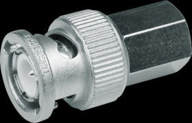 100023636 BNC plug/FME socket adapter