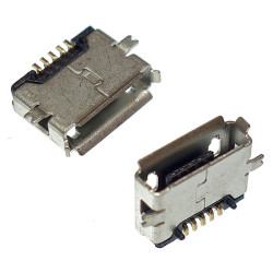 Gniazdo USB micro AB SMD 5p Vitalco, montażowe