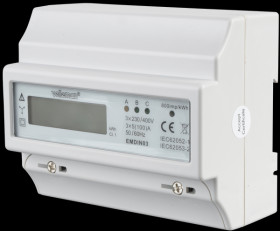 EMDIN03 Energy meter, triple-phase, LCD display