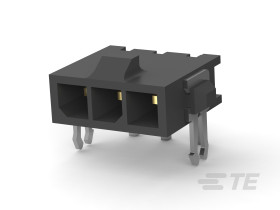 Listwa stykowa PCB 3-pinowe Micro MATE-N-LOK raster: 3 mm Kąt prosty 1-rzędowe TE Connectivity Do montażu na płytce