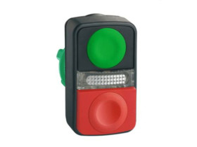 Główka przycisku podwójnego płaski/wystający z oznaczeniem plastikowa ZB5AL7341 SCHNEIDER ELECTRIC
